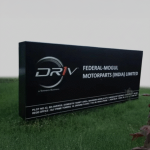 Black Back Flex Banner